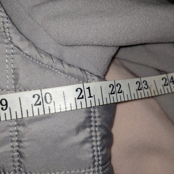 KORET WOMEN'S WINTER COAT & VEST Small S Light Blue Gray Jacket Fleece Soft Warm - Picture 10 of 10